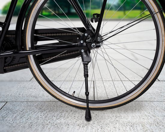 Bicycle Gear Fahrradständer Hinterrad - Fahrradständer für Fahrräder 24'' bis 28" - Fahrradständer - Stadt- und Rennräder - in der Länge verstellbar - Max. 20KG - Stahl - Schwarz