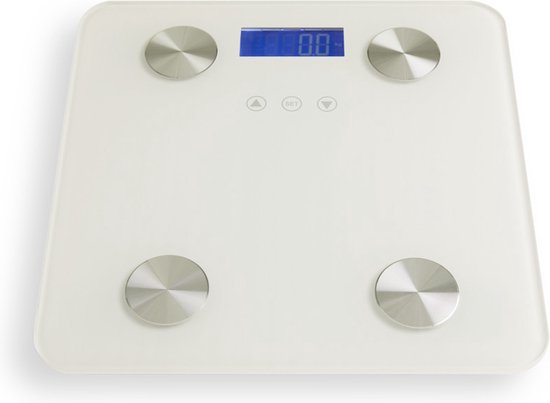 Technosmart Waagen - Personenwaage - Slim - Batteriebetrieben - 180 kg - 2 x 28 x 28 cm