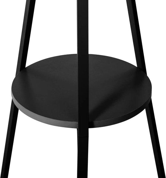 Sphera Garderobe  – 42 cm x 180 cm – Metall/Holz – Schwarz