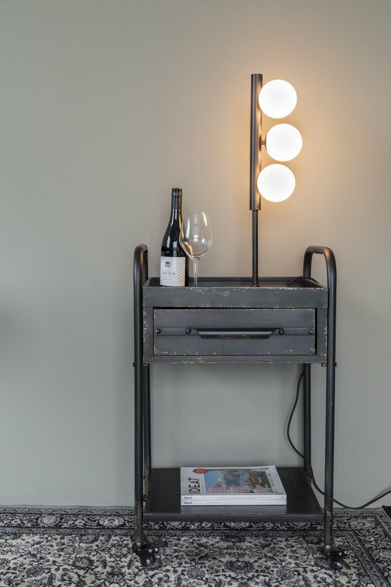 Staerkk Tischleuchte - Schwarz - 230V - 15x15x61cm