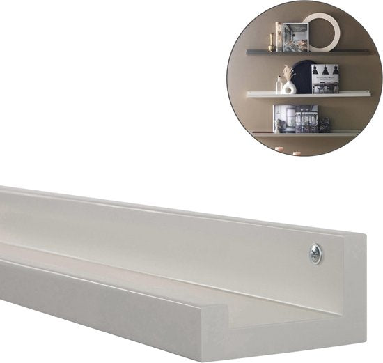 WOOOD Studio Bilderrahmen Regal - MDF - Mist - 6x120x10