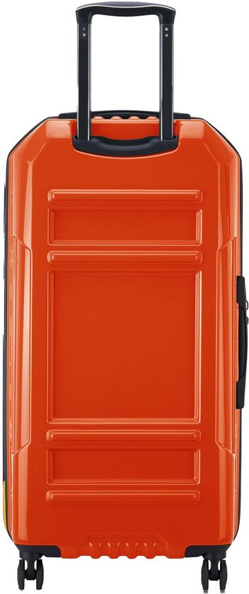 DELSEY PARIS Rempart Expandable 4 Double Wheels Trolley 80 Orange Orange 79cm