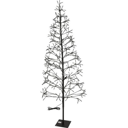 Nampook Weihnachtsbaum mit 400 LED - 180cm - Für drinnen UND draußen - Warmweiß