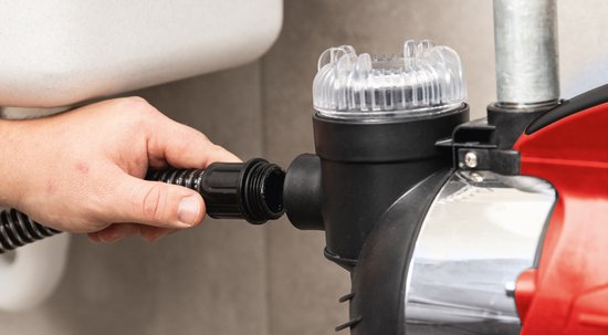 Haushaltswasserpumpe – Scheppach – HWW1400c – 1300 W – 6000 l/h – 4,8 bar – Max. Förderhöhe 44 m – 24 l Tankinhalt