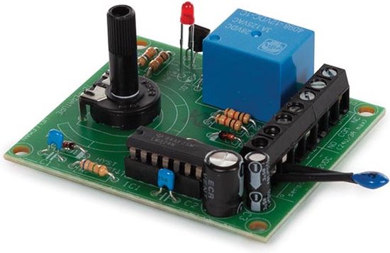 Whadda Thermostatmodul 5–30 °C, LED, 54 × 62 × 28 mm, grün