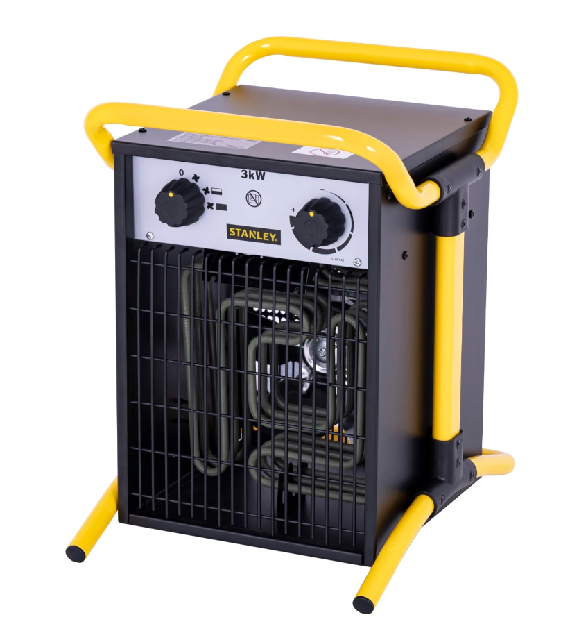 Stanley Workshop-Heizung 3000 W - 45 x 30 x 20 cm - leistungsstark und kompakt