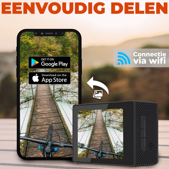 Denver Action-Kamera 4K - 20MP - F- 120/60/30 FPS