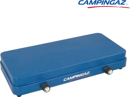 Campingaz Base Camp Campingkocher - 2 Brenner Camping Gaskocher - 2x 1600 Watt - blau