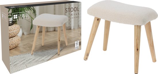 Trends4you Kollektion-Hocker-Bouclé