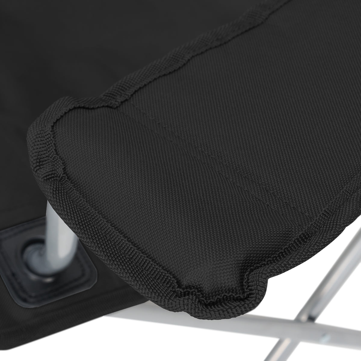 Trvlmore Campingstuhl Basic - Schwarz - 88 x 50 x 83 cm - klappbar - 120 kg Belastbarkeit