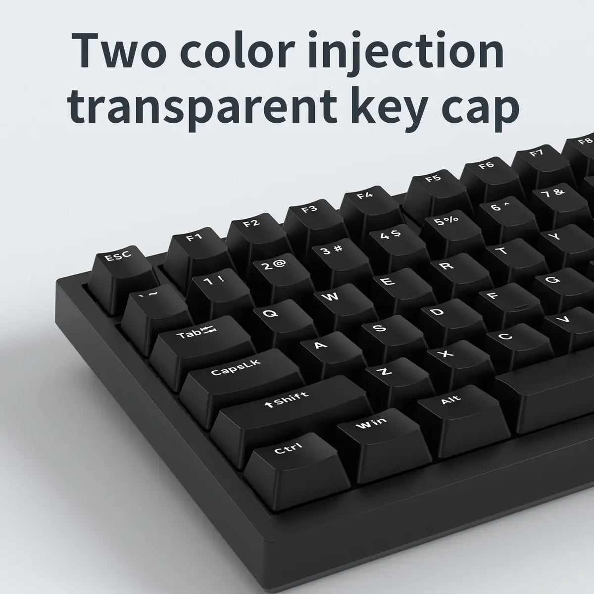 AJAZZ AK820 Mechanische Tastatur – 75 % – US-QWERTY – Schwarz