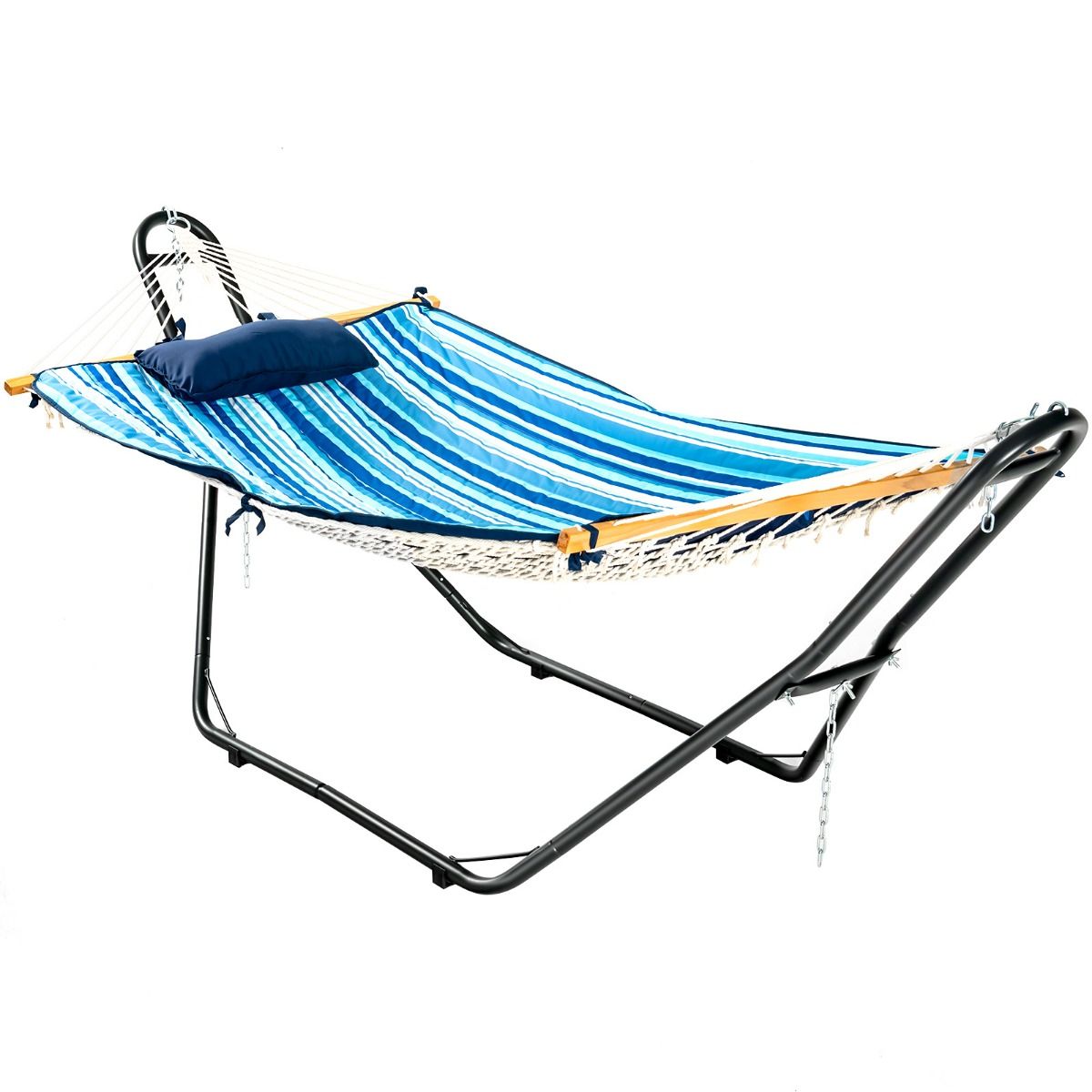 Coast Hängemattenständer - Max. 200 kg - 270 x 100 x 110 cm - Schwarz