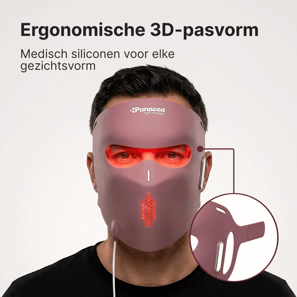 Panacea Aurora LED-Gesichtsmaske – Bordeaux