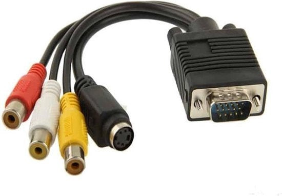 GarpexÂ® Mini DisplayPort zu VGA Adapter - Mini DP zu VGA Kabel - 1080p HD Auflösung - Schwarz