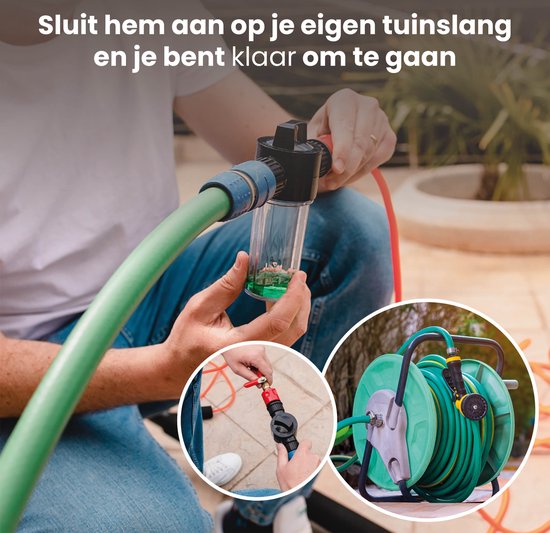 Shine Teleskop-Waschbürste / Einziehbare Wasserbürste - XXL 7 Meter