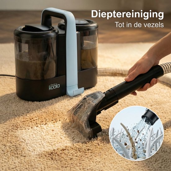 CleanKoala Teppichreiniger – Für über 100 verschiedene Materialien – Fleckenentferner – Teppiche, Matratzen, Möbel und mehr