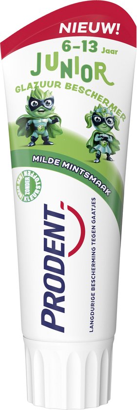 Prodent – Zahnpasta – Junior 6+ – Zahnschmelzschutz – 12 x 75 ml – Vorteilspackung