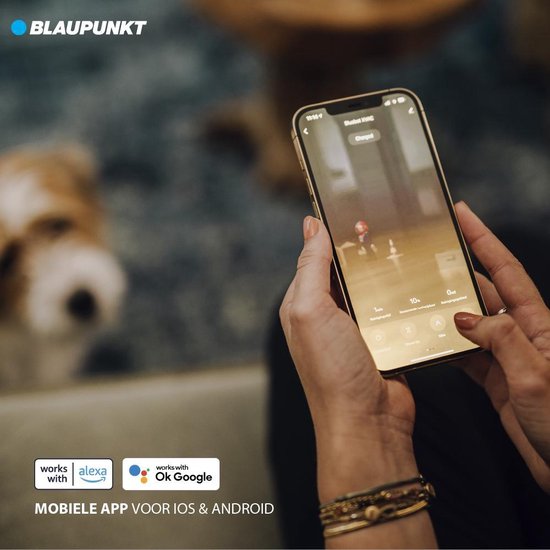 Blaupunkt Staubsaugerroboter Bluebot XVAC - Mit Ladestation - Smart Navigation - Weiß