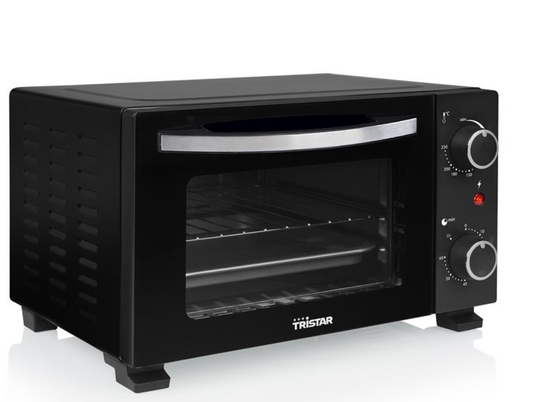 Tristar Mini-Backofen OV-3610KL – 10 l Fassungsvermögen – 800 W – Ober- und Unterhitze – Schwarz