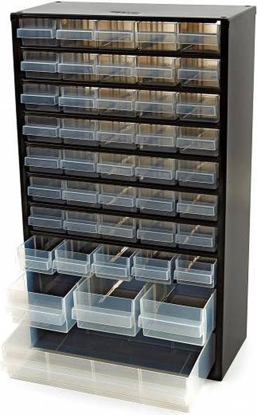 Raaco Metall-Schubladenschrank Mit 44 Schubladen Inkl. 10 Unterteilungen