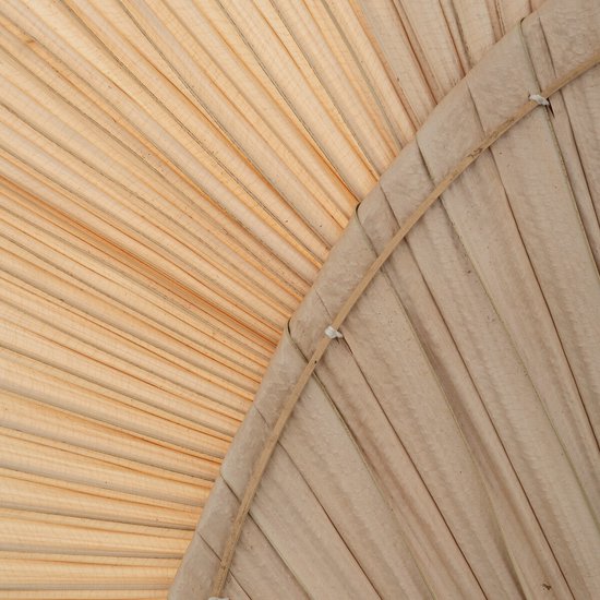 Atmosphera Selma Wanddekoration Palmblatt 70 x 4 x 70 cm – Naturfarben