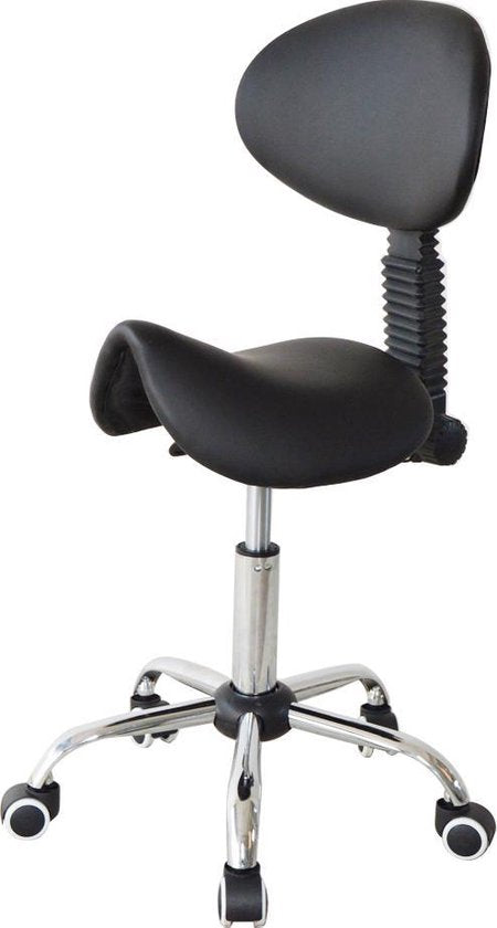 VDD-Sattelhocker - Ergonomisch kippbare Rückenlehne - Höhenverstellbar - 38x36x96cm