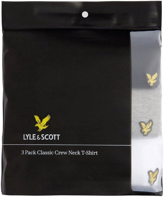 Lyle & Scott Basic Lounge-Shirt für Herren (3er-Pack) – Größe XXL