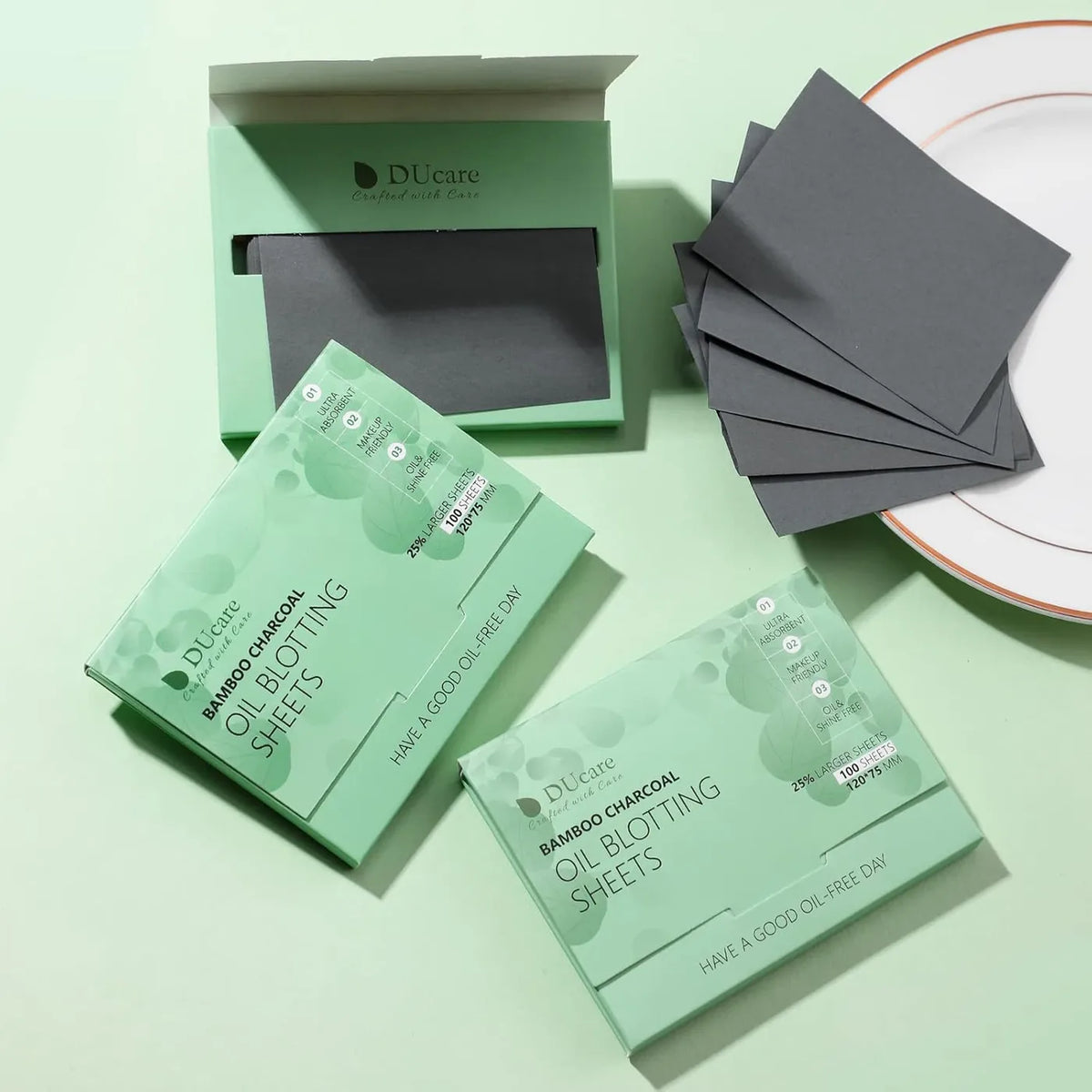 DUcare Öl-Blotting-Tücher für das Gesicht – 100 Stück