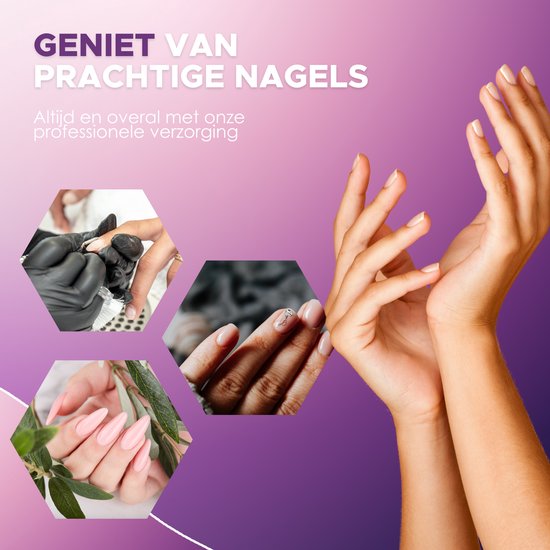 Beeperfect® Cordless Nail File Pro - Nagelfräse - Maniküre- und Pediküreset - Wiederaufladbare Nagelfeile - 25 Bits und 66 Schleifrollen - Pink