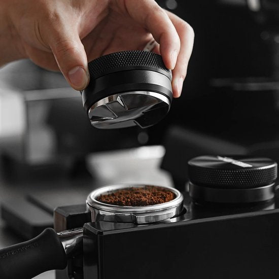 MHW-3BOMBER CD-Kaffeeverteiler – 58 mm Verteiler mit einstellbarer Höhe und Holzoptik