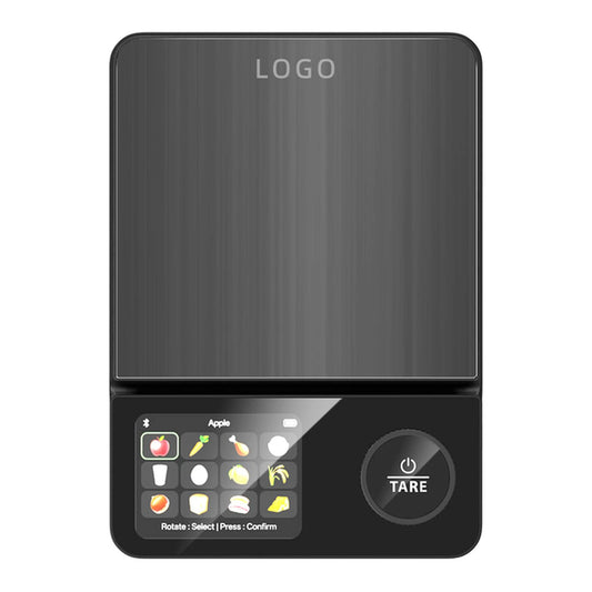 Unique Smart-Küchenwaage 5 kg – Genauigkeit bis 0,1 g – 2,8-Zoll-TFT-Display – Wiederaufladbar