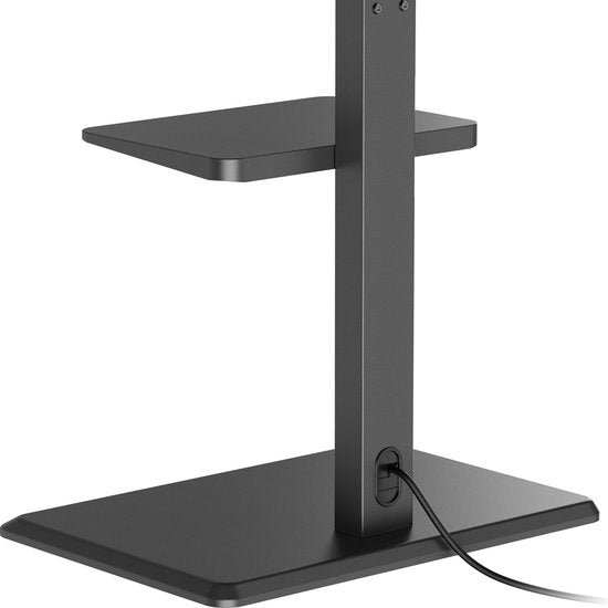 VDD Gaming - TV-Ständer - TV-Ständer Universal - TV-Ständer Fuß - TV-Ständer Standfuß - TV-Halter - TV-Fußständer - TV-Bodenständer - TV-Halterung - Monitorständer - Fernsehständer - Drehbar & höhenverstellbar - Für 37 bis 75 Zoll