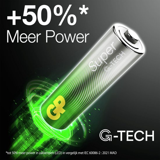 GP Super Alkaline Batterie - AAA - 10er-Pack - Aktionsblister(6+4)