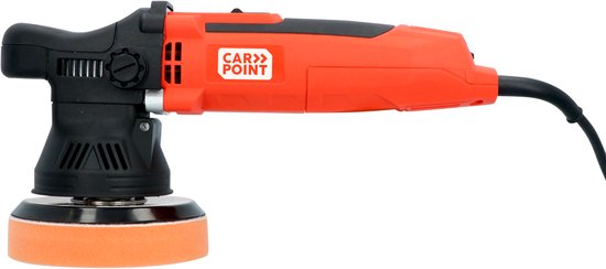 Carpoint Dual-Action-Poliermaschine – 650 Watt – 6 Geschwindigkeitsstufen – 2000–6400 Polierbewegungen – 9 mm Exzenterhub
