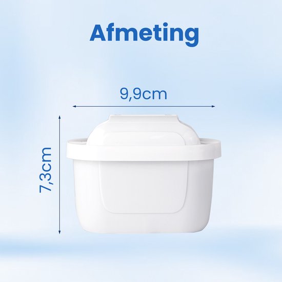 Saaf Filterpatronen passend für Brita - 6 Stück - Wasserfilter - Filter für u.a. Maxtra - Weiß
