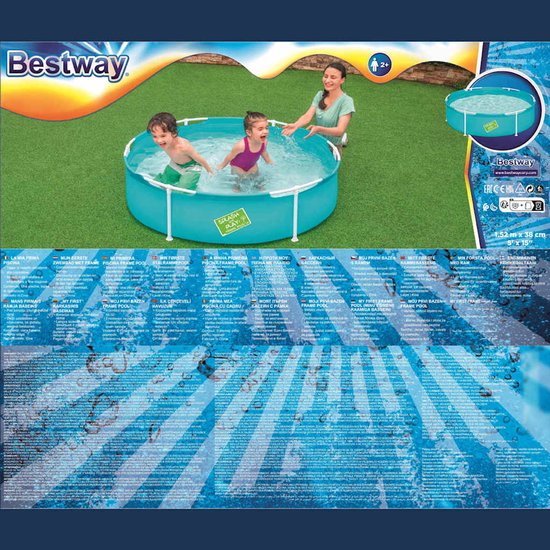 Bestway-Schwimmbecken „My First Frame Pool“ 152 cm