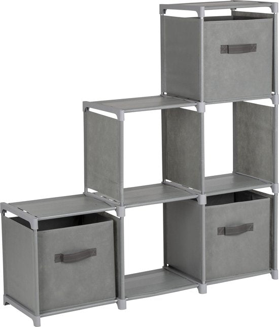 Bo-Camp - Fächerschrank - Mehrzweck - 6 Fächer