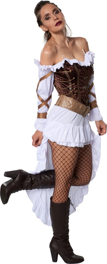 dressforfun – Steampunk-Palastwächterin für Damen, Größe S – Kostüm, Halloween, Verkleidung, Partykleidung, Karnevalskleidung, Karneval, Festkleidung, Partykleidung – 302315