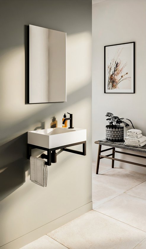 Allibert Iron Pack Brunnenkabinett 40cm Matt Weiß