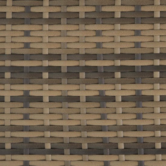 tectake® - Geflecht-Gartenset Palese - Sitzgruppe für 4 Personen - Gartenmöbelset mit Loungebank, Gartentisch und 2 Gartenstühlen inklusive Sitzkissen - Gartenmöbel - Wasserfest - Grau