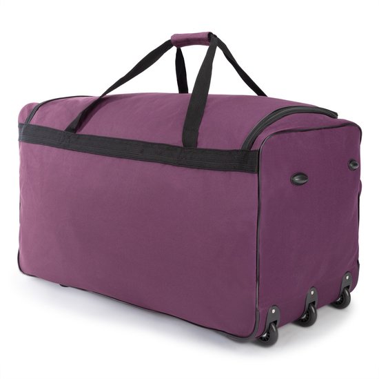 DBA XXL Reisetasche Lila mit Trolleyfunktion 3 Rollen 160 LITER 85x43x44cm