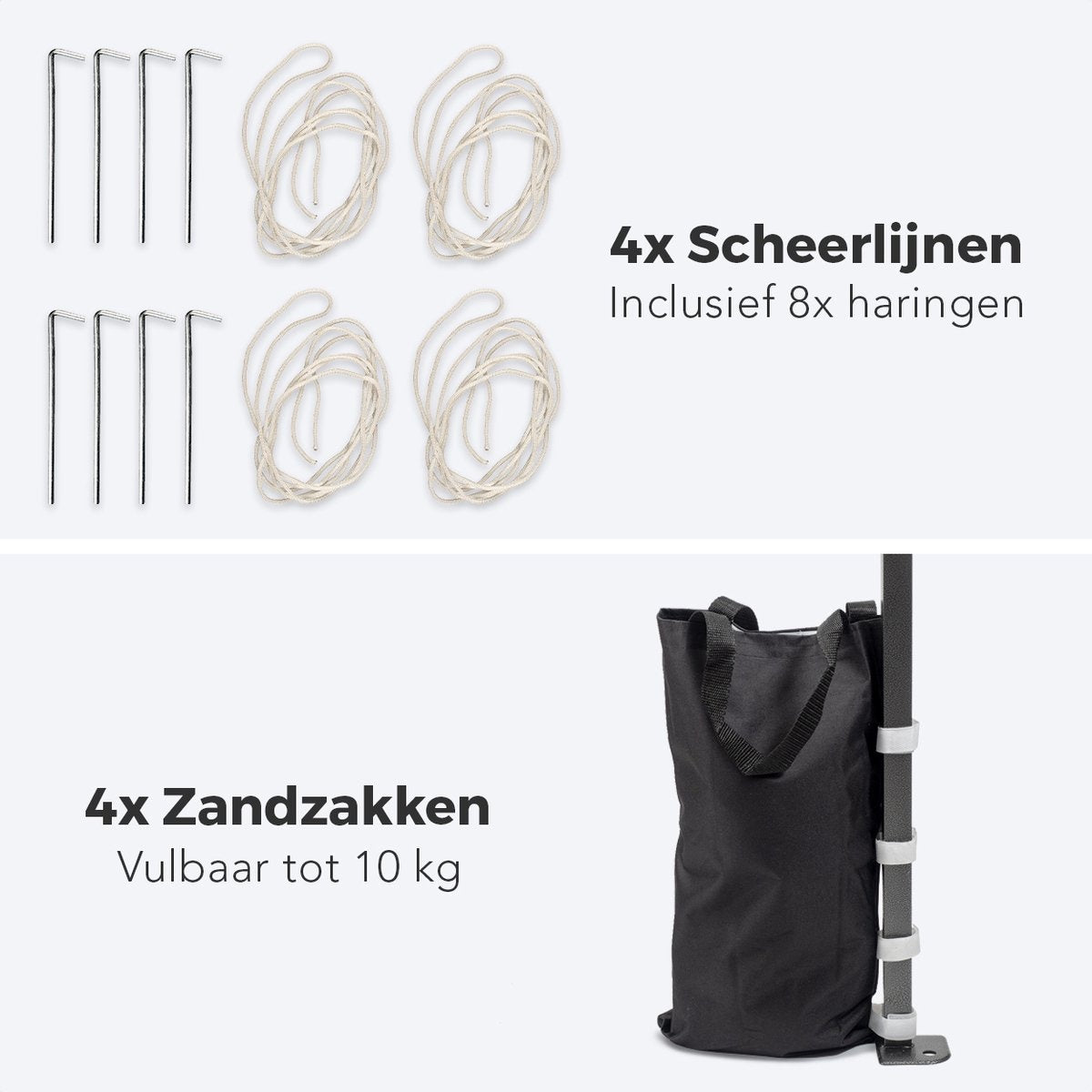 LifeGoods Partyzelt - Pavillon - 3x3 m - Seitenwände - leicht aufbaubar - faltbar - wasserdicht - Tragetasche mit Rädern - weiß