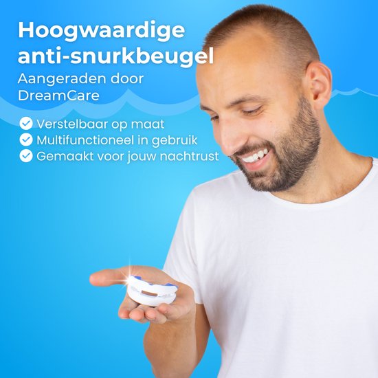 DreamCare Anti Snore Brace Pro - Verstellbar - Inkl. eBook - Schnarchspange - Schnarchgebiss - Schnarchen