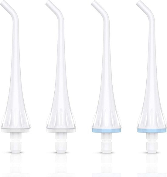 Bintoi® iSonic F500 - Aufsätze für Wasserflosser - Jet Tips - Ersatzset für Flosser - 4 Stück - Weiß