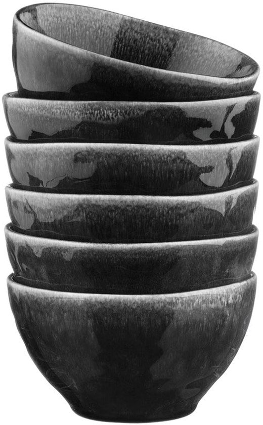 Bjorn MOON - Ø14,5cm - 6 Stück - Schwarz