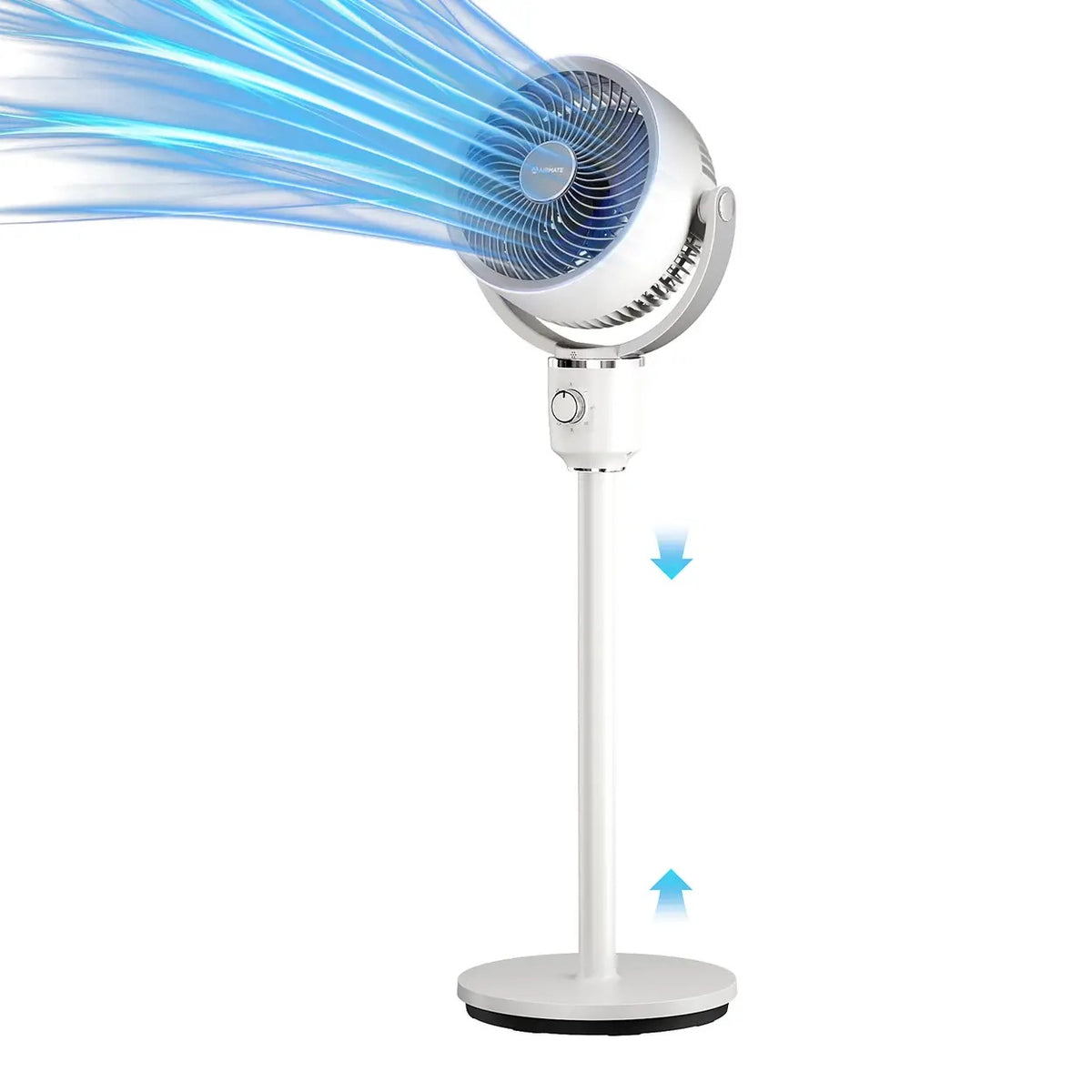 Airmate Luftzirkulationsventilator – Verstellbar 45–108 cm – 3 Flügel