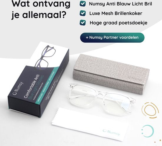 Blaulichtbrille Filter - Computerbrille ohne Stärke - Displaybrille