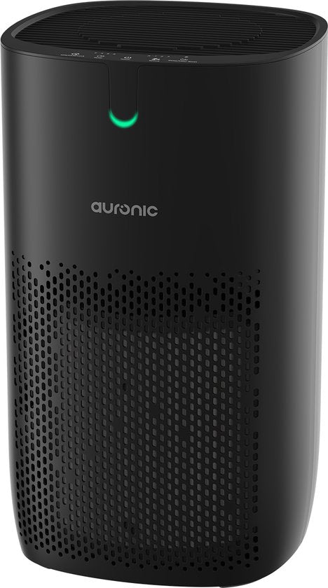 Auronic Luftreiniger Fresh Pro - Mit HEPA 13 Filter - 300 m³/h - 65 m² - Kohlefilter - 3 Stufen - Luftreiniger - Schwarz