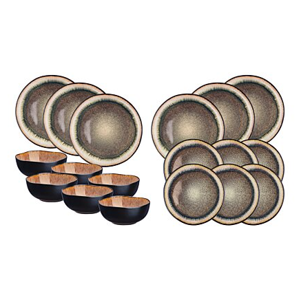 Björn The Essentials Geschirrset Stone - 18-teilig