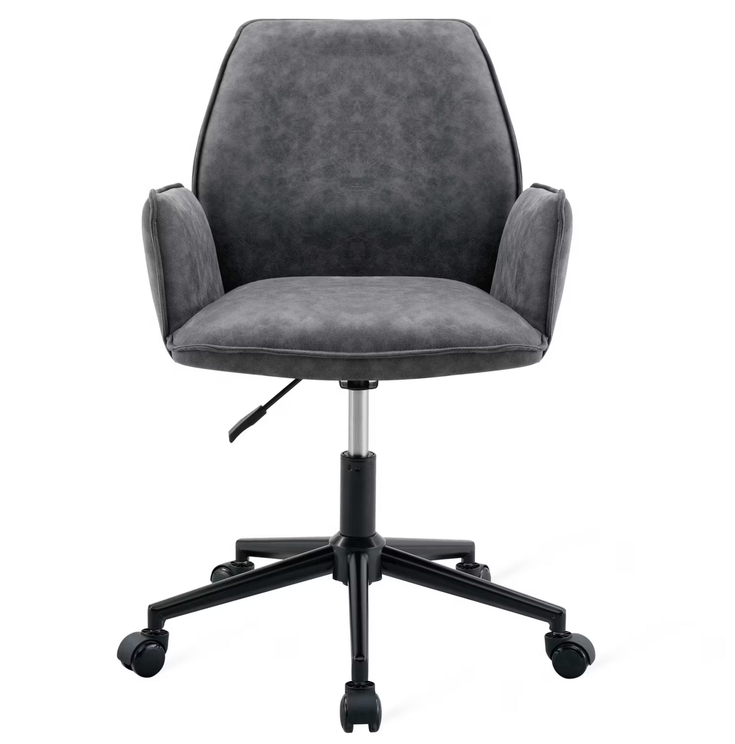 Jill Bürostühle 2er Set - Anthrazit Mikrofaser - 58,5 x 64 x 82,5-91,5 cm - Höhenverstellbar